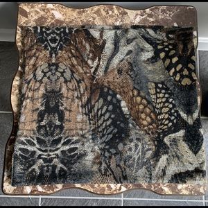 Animal Print Cowl Scarf